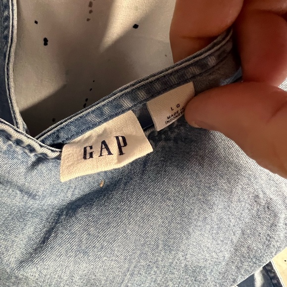 Chambray Swing Dress - Picture 3 of 4